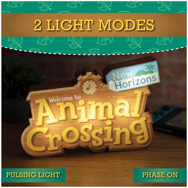 Actual product image Paladone Products Animal Crossing Logo Light
