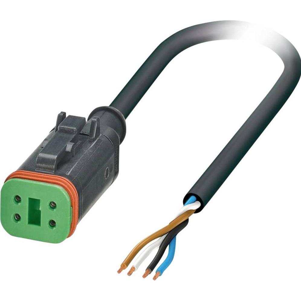 Phoenix Contact Cavo sensore/attuatore, Cavo + Spina elettrica, Nero
