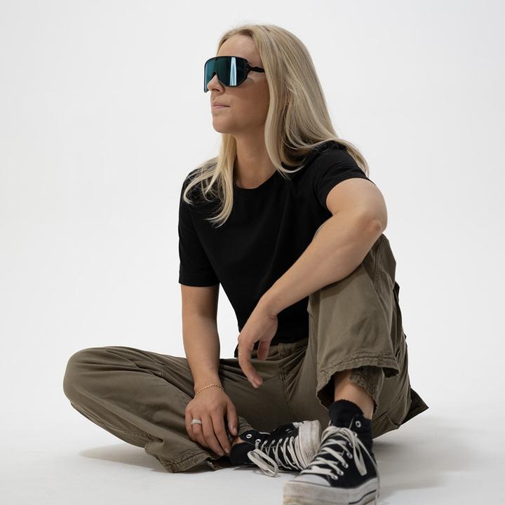 Image du produit Tripoint lunettes de soleil reschen (Noir mat, Bleu Multi, Fumée)