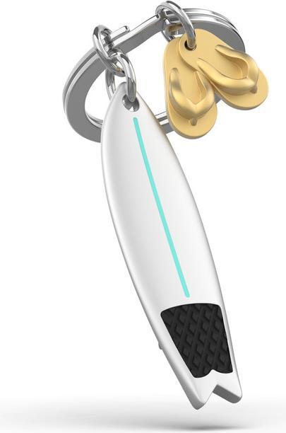 Actual product image Metalmorphose Schlüsselanhänger Surfboard