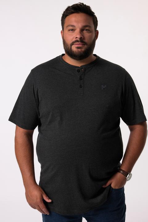 Immagine prodotto Men+ Maglia serafino basic con scollo a girocollo e mezze maniche, fino alla tg. 8XL (XXL)