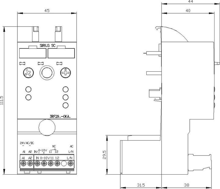Image du produit Siemens Variateur de puissance 3RF2990-0KA13 1 pc (3RF29900KA13)