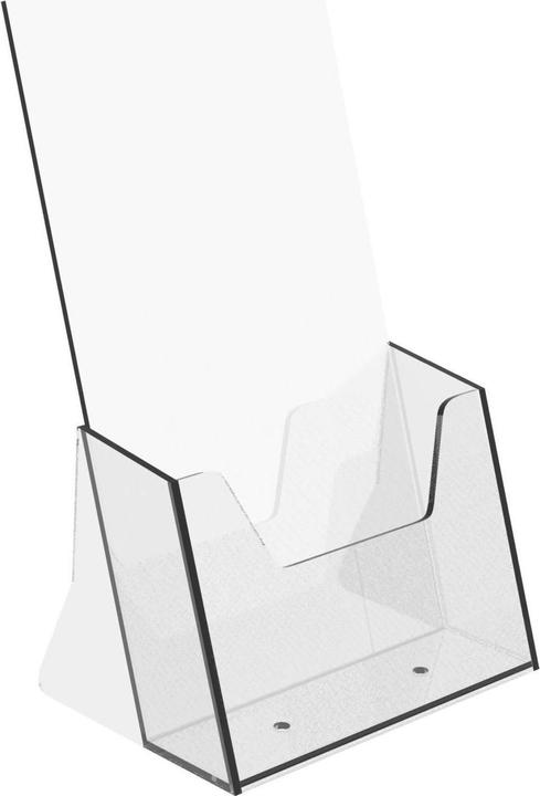 Produktbild Europel Tisch-Prospekthalter, DIN lang, 1 Fach, glasklar (A4)