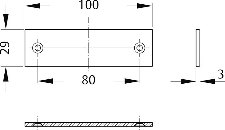 Assa Abloy Schuifstuk van polystyreen
