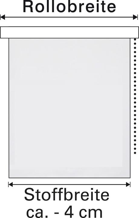 Produktbild Gardinia Seitenzugrollo Lichtdurchlässig (80 x 160 cm)