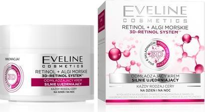 Actual product image Eveline 3D-Retinol A Highly Firming Cream Pre-Firming System For A Bathy Skin Type Day/Night 50Ml (50 ml, 24h cream)