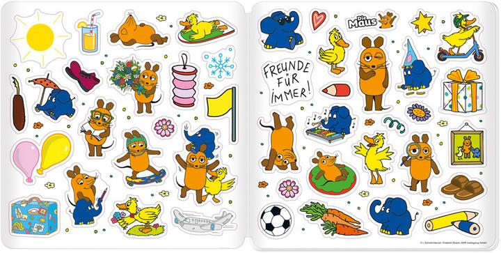 Produktbild Trtsch Die Maus Stickermalbuch Malbuch mit Stickern
