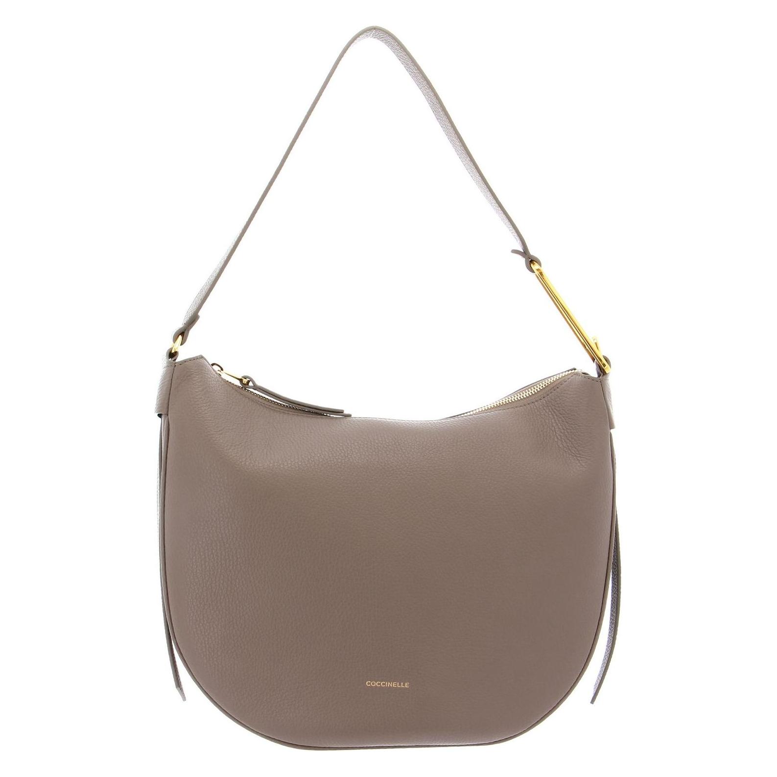 Coccinelle, Damen, Handtasche, Priscilla Handbag Grained Leather, Braun
