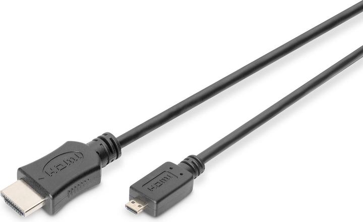 Produktbild Digitus HDMI High Speed Verbindungsk. Typ-D auf Typ-A (2 m, HDMI, 1.4)