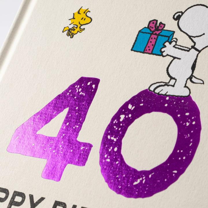 Immagine prodotto Peanuts Geschenkbuch: Happy Birthday zum 40. Geburtstag (Tedesco, Charles M. Schulz, 2024)