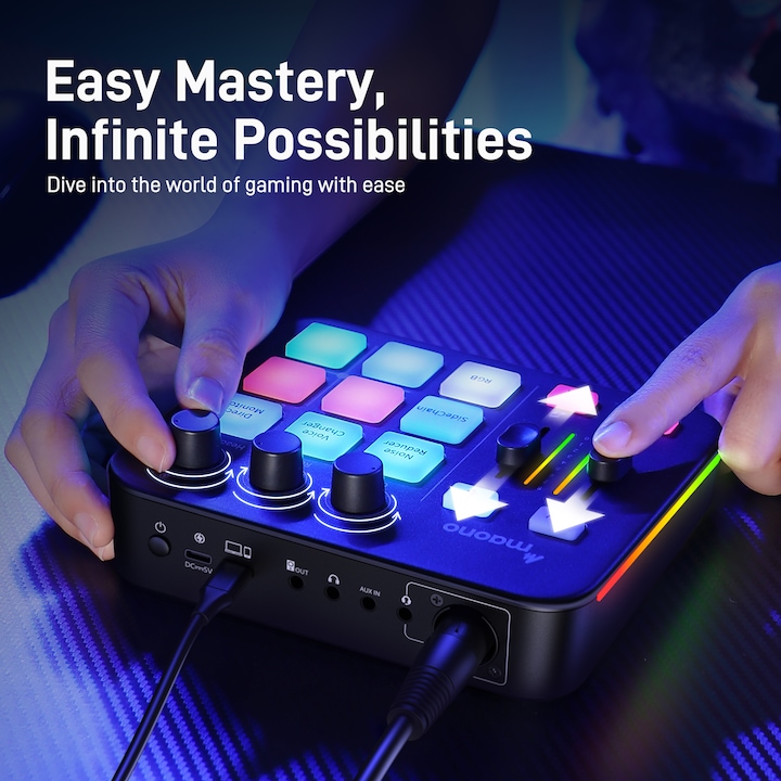 Actual product image Maono G1 NEO Gaming Audio Mixer (USB-C)