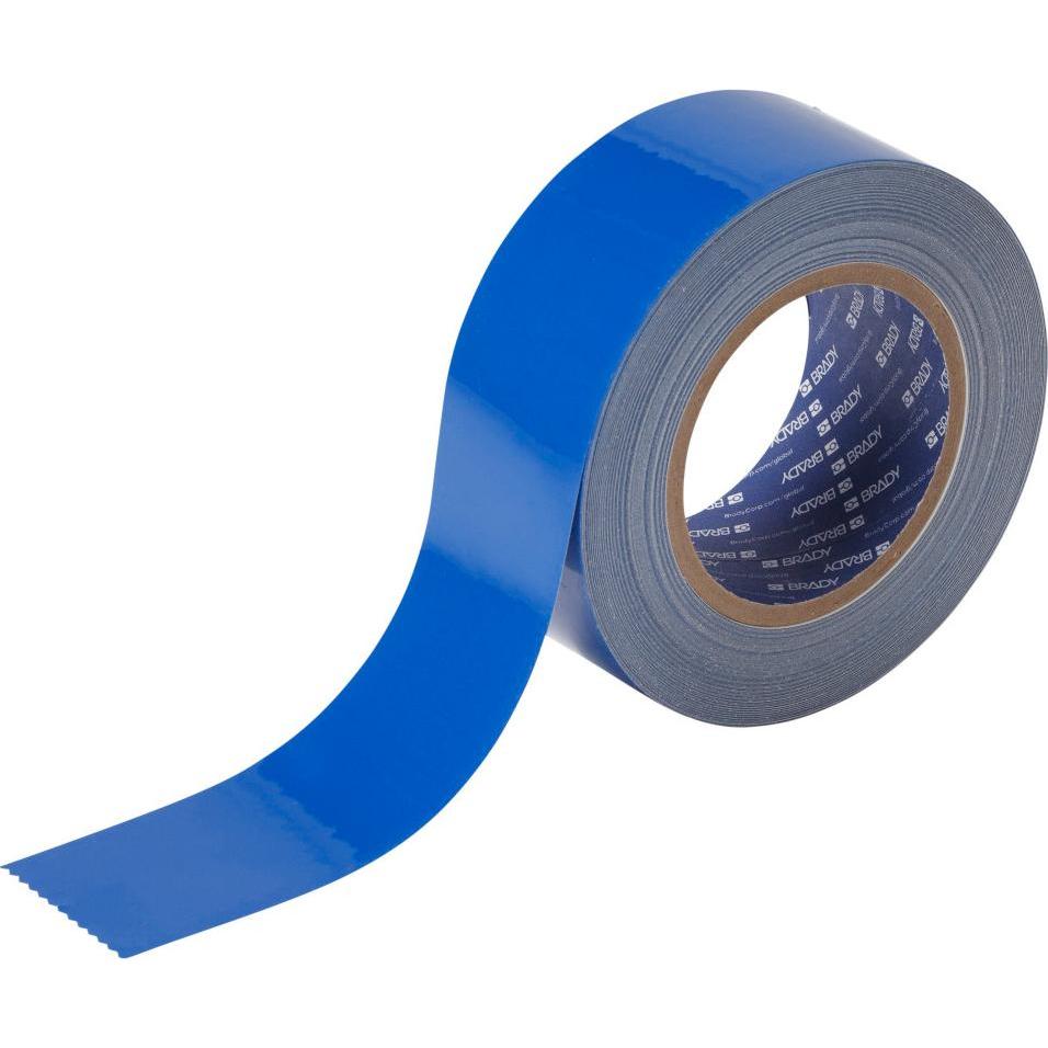 Brady, Klebeband, B-514, ToughStripe, Bodenmarkierbänder, Polyester, Blau, 50.80 mm x 30.00 m (50.80 mm)