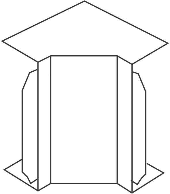 Produktbild Kleinhuis HKL I4060.3 Inneneck 40X60 reinweiÃ RAL9010 I4060.3 (Kabelkanal)