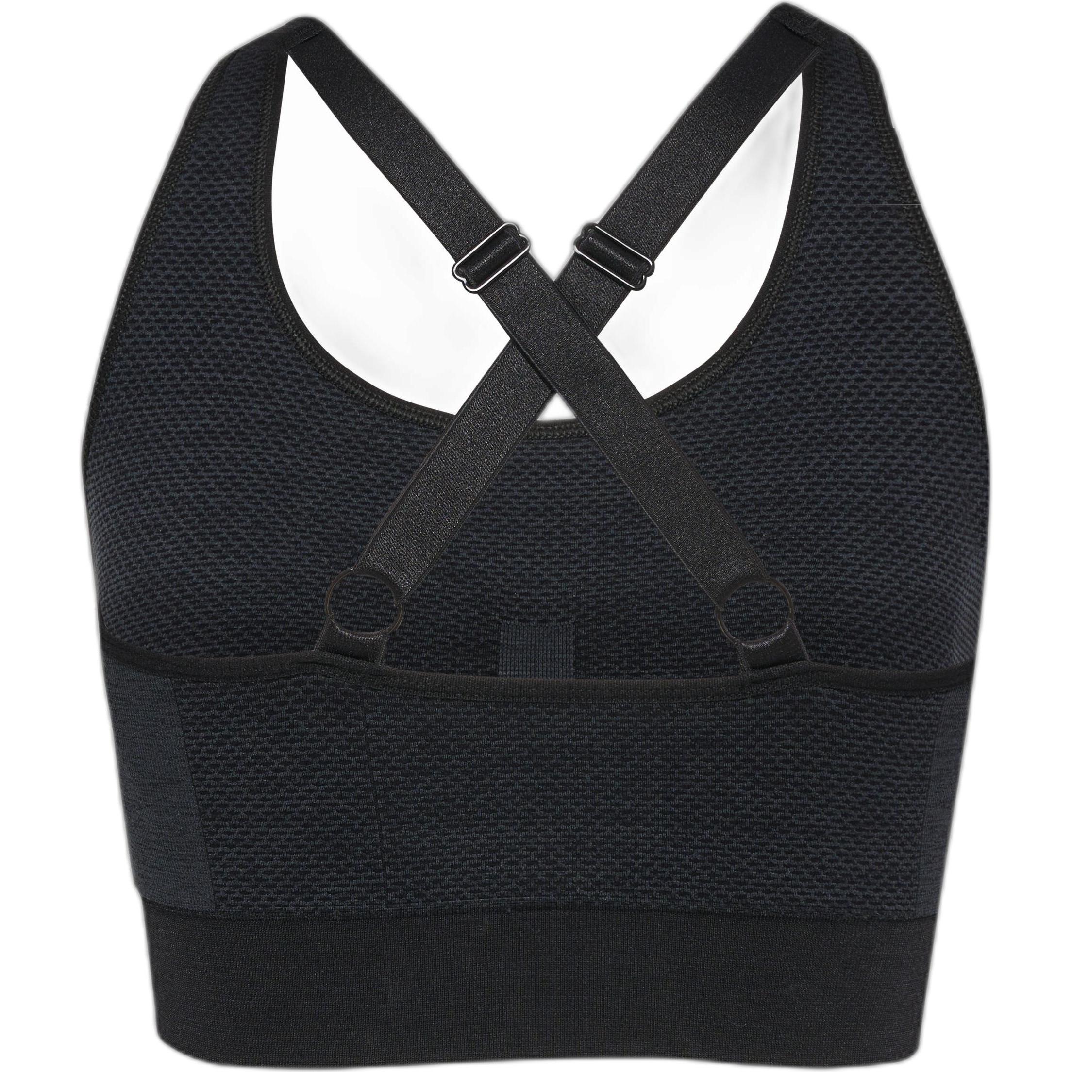 Thumbnail - hummel, Sport-BH, Hmlmt Shine Seamless Sports Bra (M), Schwarz, M