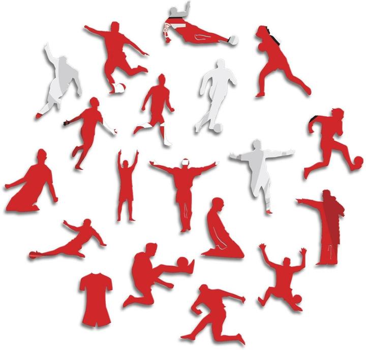 Actual product image Iconic Arsenal FC - Jersey - Wooden Puzzle Size M (270 pieces) (270 pieces)