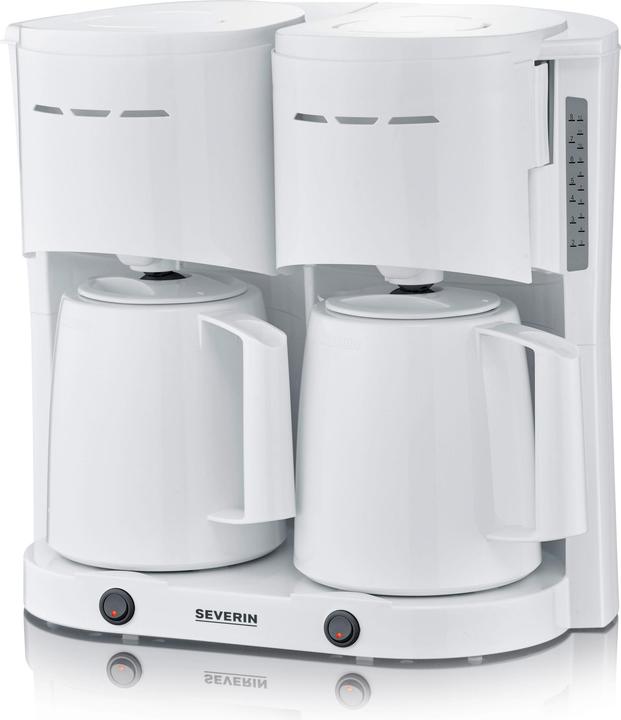 Severin KA 9314 Coffee Maker White Capacity Cups=16 Insulated Jug