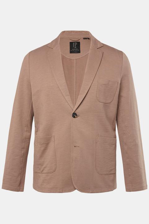 Actual product image JP1880 Sweat jacket, slub, lapel, patch pockets (3XL)