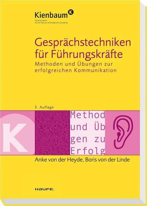 Produktbild Gesprächstechniken für Führungskräfte (Deutsch, Anke von der Heyde, Boris von der Linde, 2009)