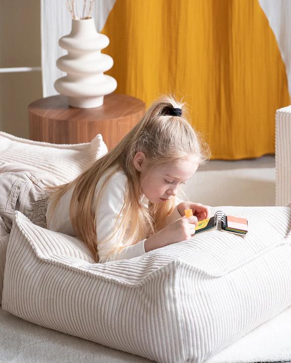 Actual product image Wigiwama Ottoman Square Marshmallow