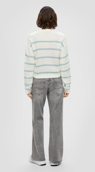 Produktbild s.Oliver Strickpullover Leichter Sommerstrickpullover im Relaxed Fit (XXL)