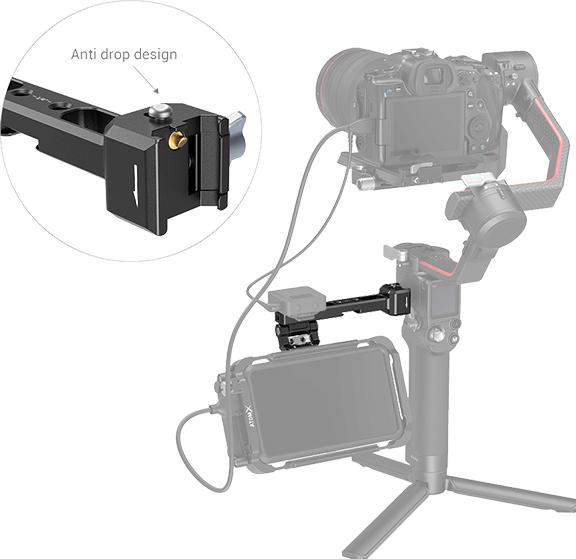 Actual product image SmallRig 3026 Monitor Mount met NATO Klem voor DJI RS 2 / RSC 2