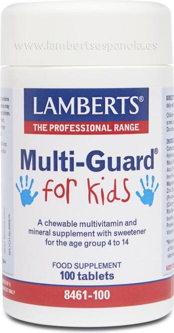 Produktbild Lamberts Multi Guard For Kids 100 Tablets Multivitamin