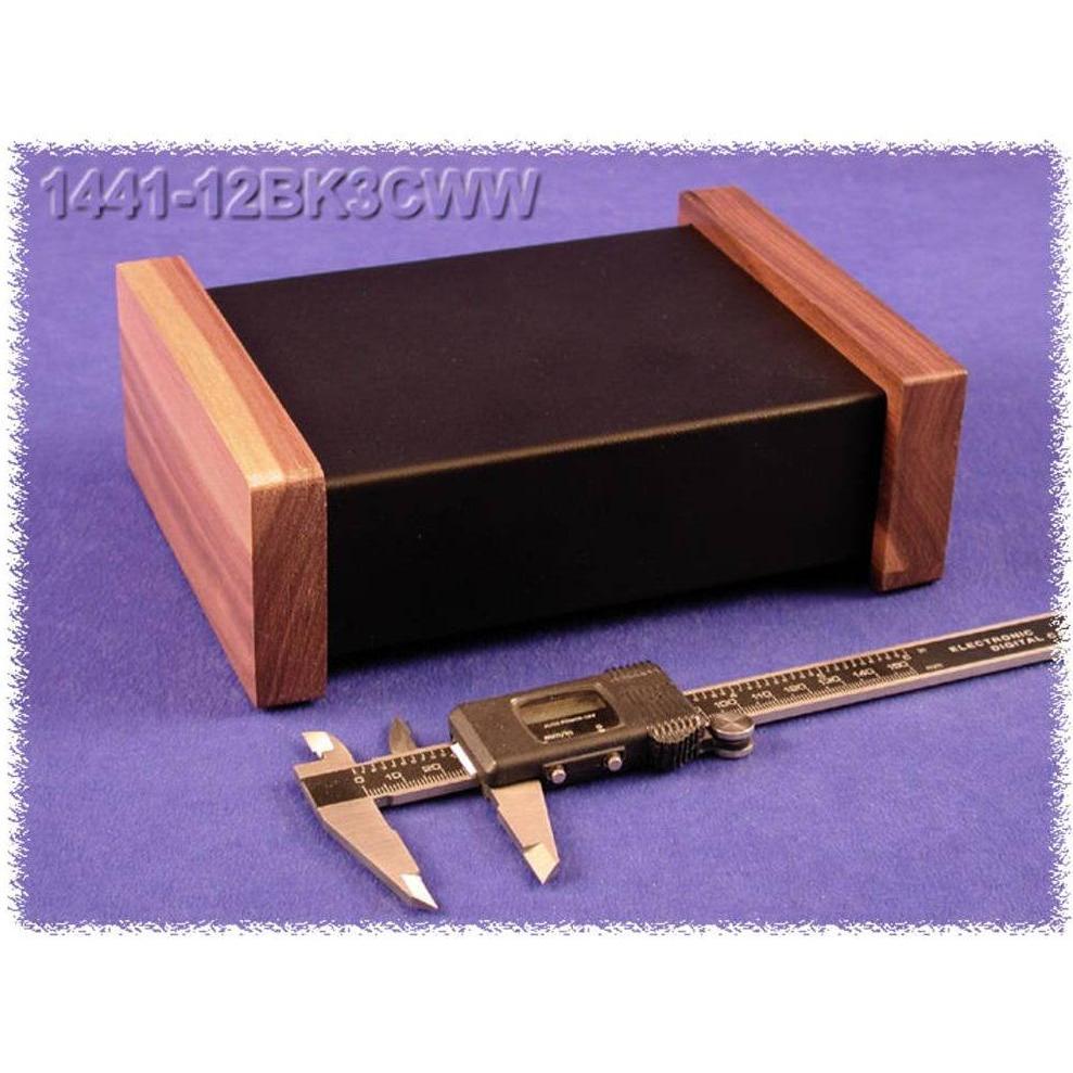 Hammond 1441-12BK3CWW Universal-Gehäus (Gehäuse), Elektronikzubehör + Gehäuse, Schwarz