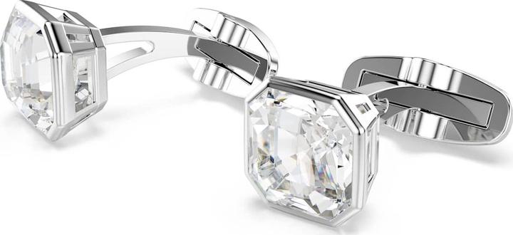 Actual product image Swarovski Millenia Manschettenknöpfe Oktagon-Schliff Weiss Rhodiniert (Swarovski Metal)