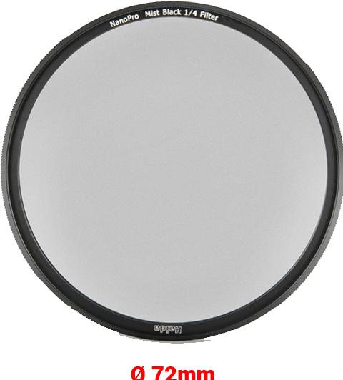 Produktbild Haida NanoPro Mist Black Dunst 1/4 Filter 72mm (72 mm, Diffusionsfilter)