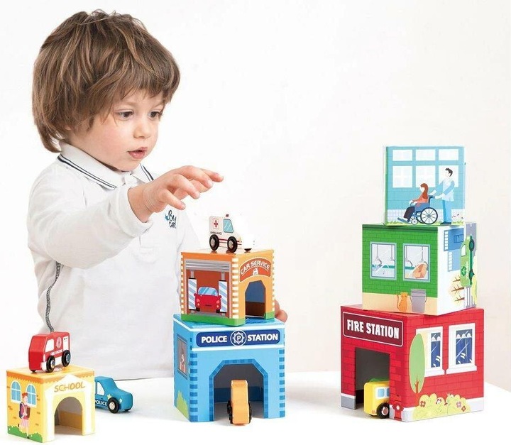 Produktbild Spielba Stapelturm mit 6 Autos