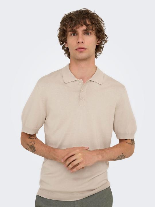 Produktbild Only & Sons Normal geschnitten Polokragen Pullover Polo (L)