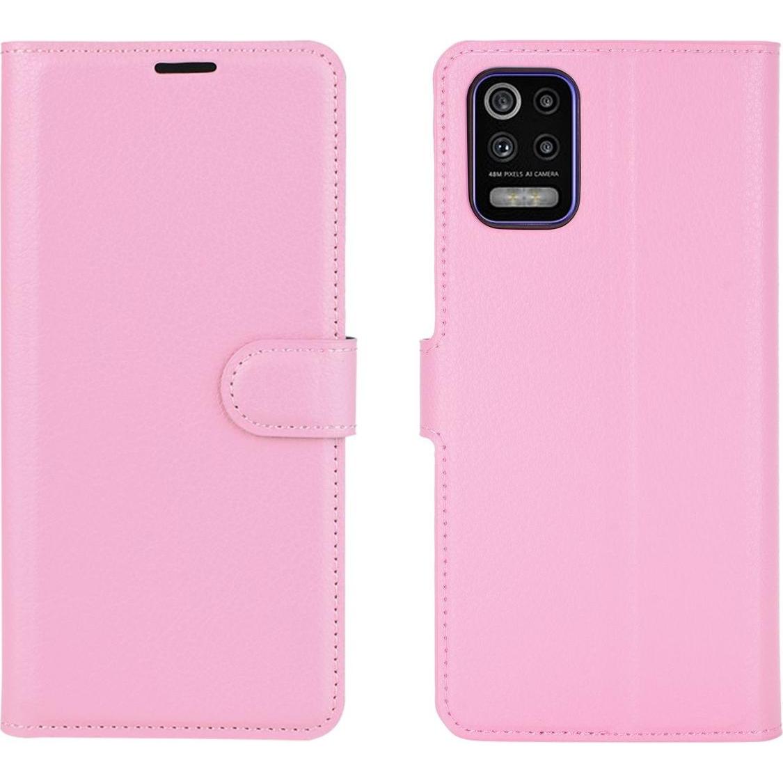 Thumbnail - König Design Hülle Handy Schutz für LG K52 Case Flip Cover Tasche Etuis Bumpe Wallet Rosa Neu (LG K52), Smartphone Hülle...
