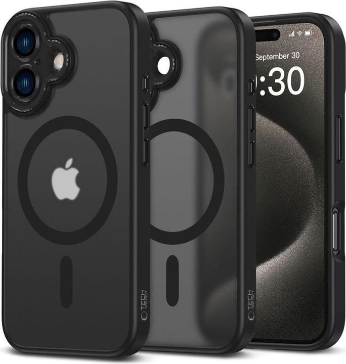 Actual product image Tech-Protect MagCam MagSafe iPhone 16 Case - Semi-transparent (Apple iPhone 16)