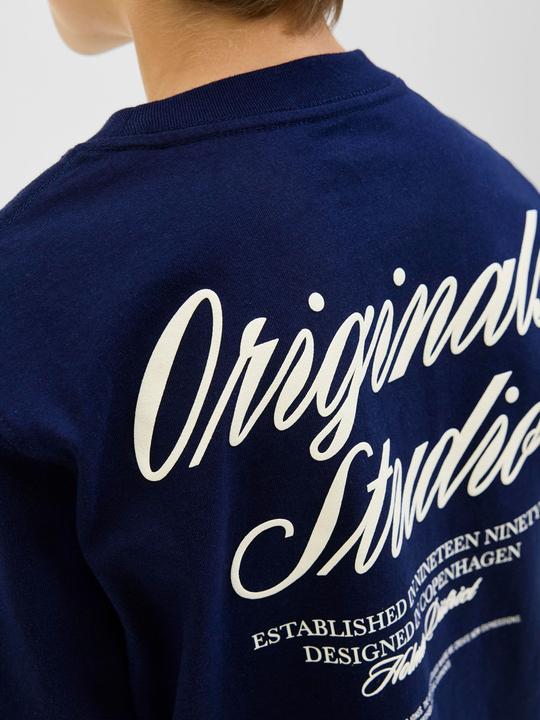 Actual product image Jack & Jones Jornorrebro Typo Tee Ss Crew Neck Sn Jnr (176)
