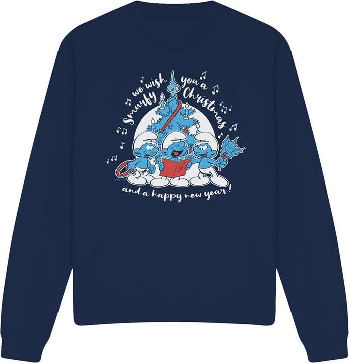 Produktbild The Smurfs Smurfy Christmas Carols Sweatshirt (S)