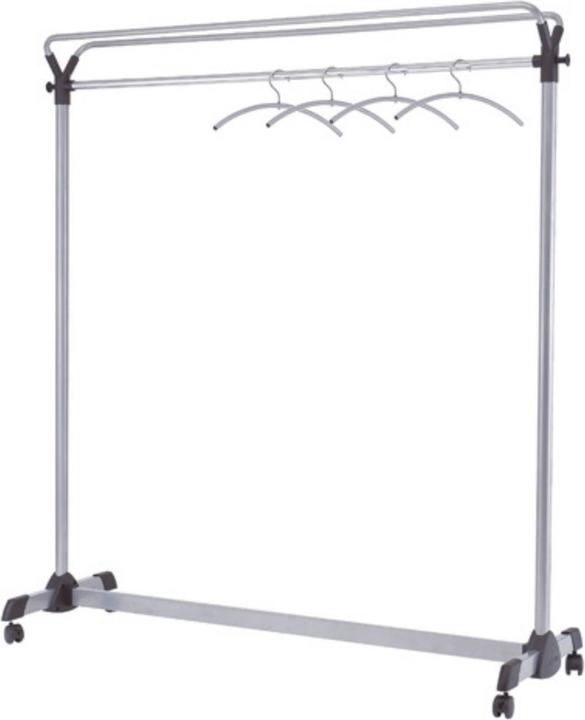 Immagine prodotto Alba Appendiabiti Gruppo3 161,3x171,9x54 cm (LxAxP) acciaio verniciato a polvere argento/nero