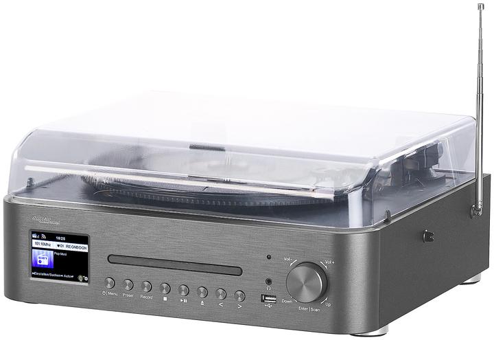 Image du produit Auvisio Chaîne hi-fi numérique & numériseur, logiciel inclus