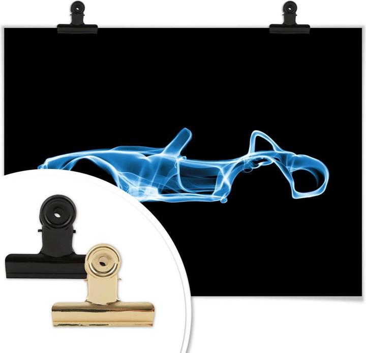 Immagine prodotto Trenddeko Auto blu (80 x 60 cm)