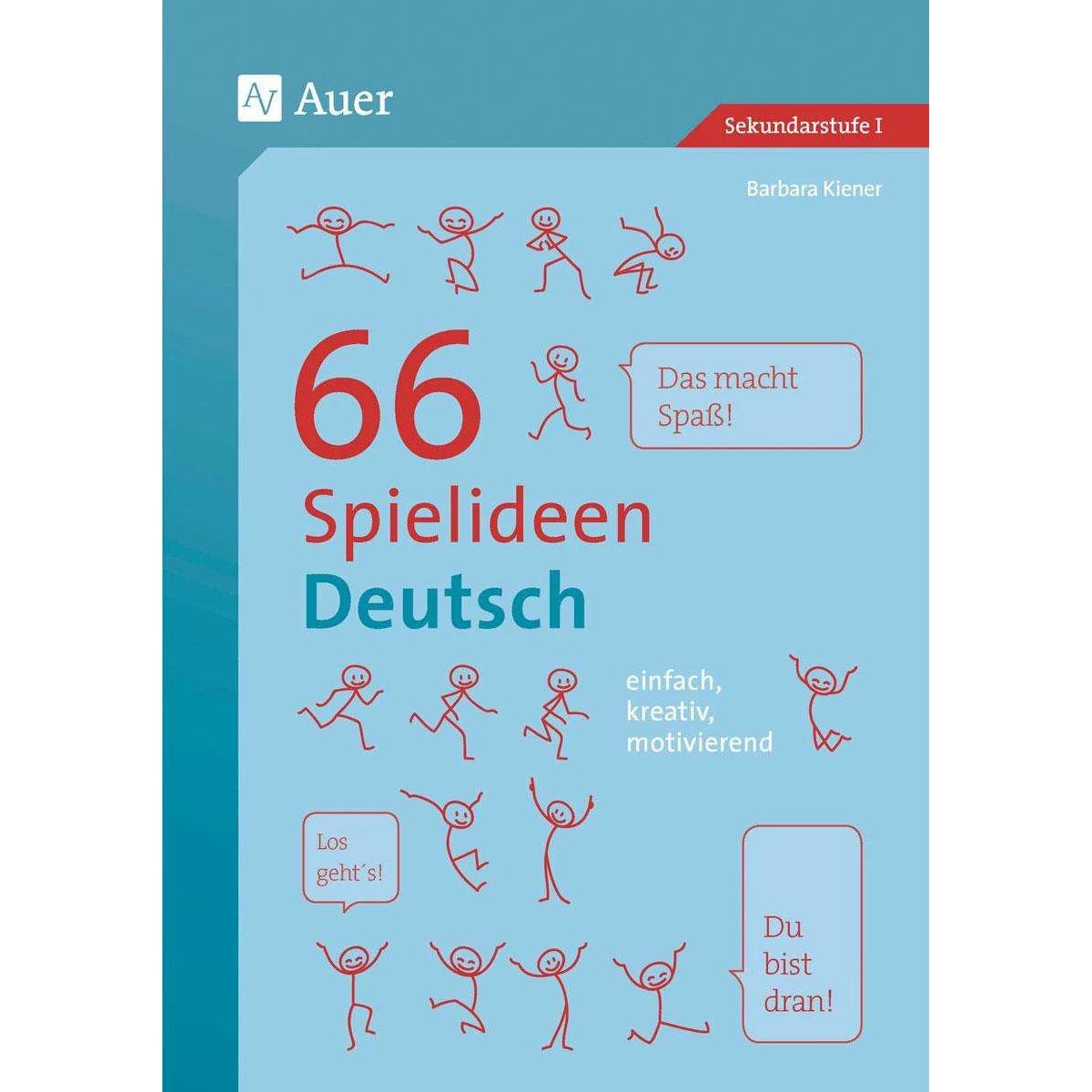 66 Spielideen Deutsch, Schulbücher von Barbara Kiener