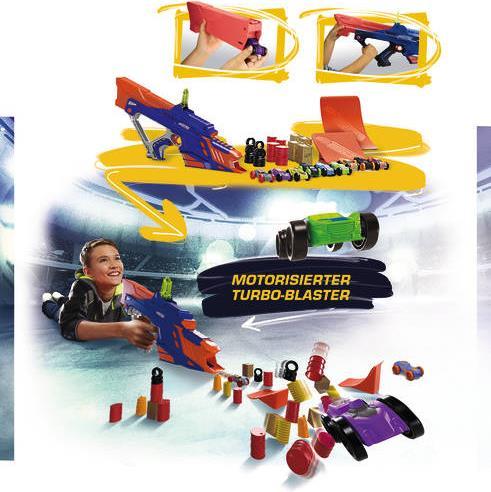 Actual product image Nerf Nitro MotoFury Rapid Rally