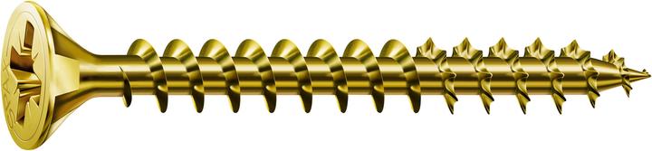 Actual product image Spax Countersunk Head Brake Ribs Cross Recess Z1 Fully Threaded Yellox (1000 Screws per piece)