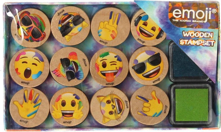 Produktbild Emoji-Stempelset aus Holz