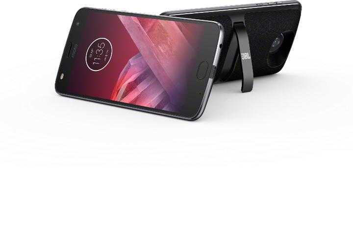 Produktbild Motorola Moto Z2 Play + JBL Soundboost 2 (64 GB, Lunar Gray, 5.50", Dual SIM + SD, 4G)