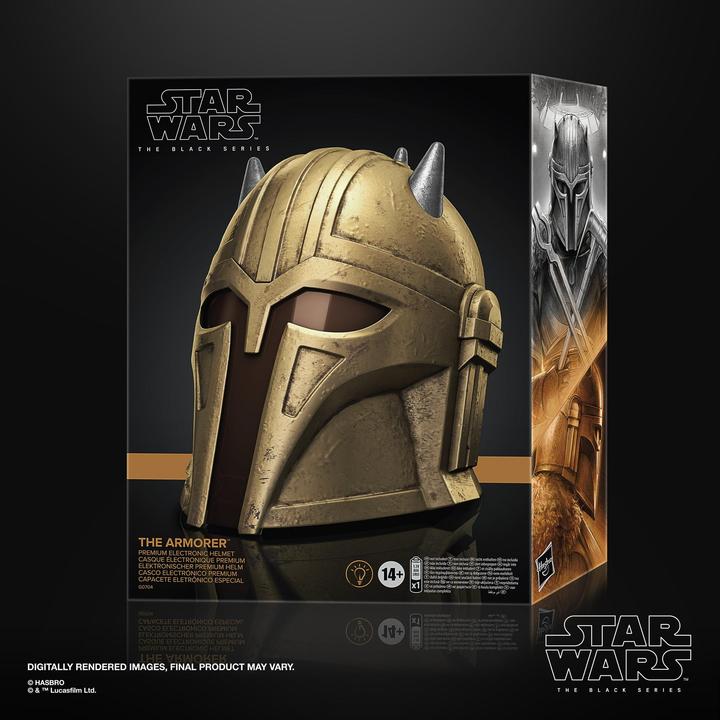 Produktbild Hasbro Star Wars: The Mandalorian Black Series Elektronischer Helm The Armorer