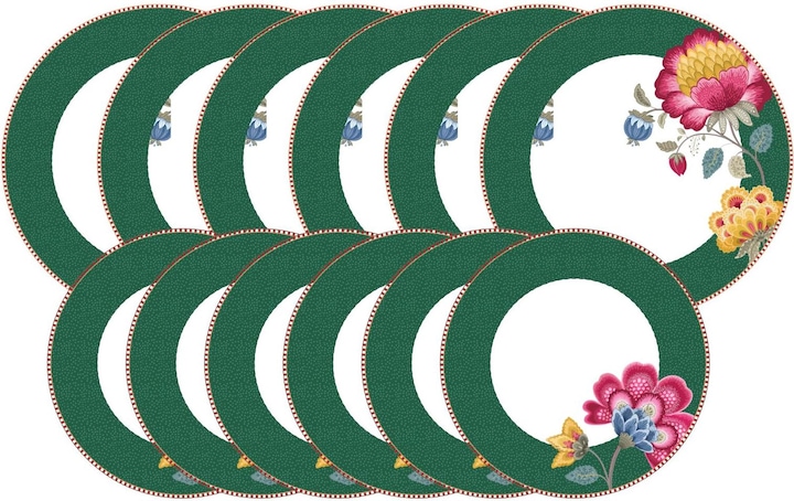 Produktbild PIP Studio Fantasy Green Teller Set 12tlg (1 x)