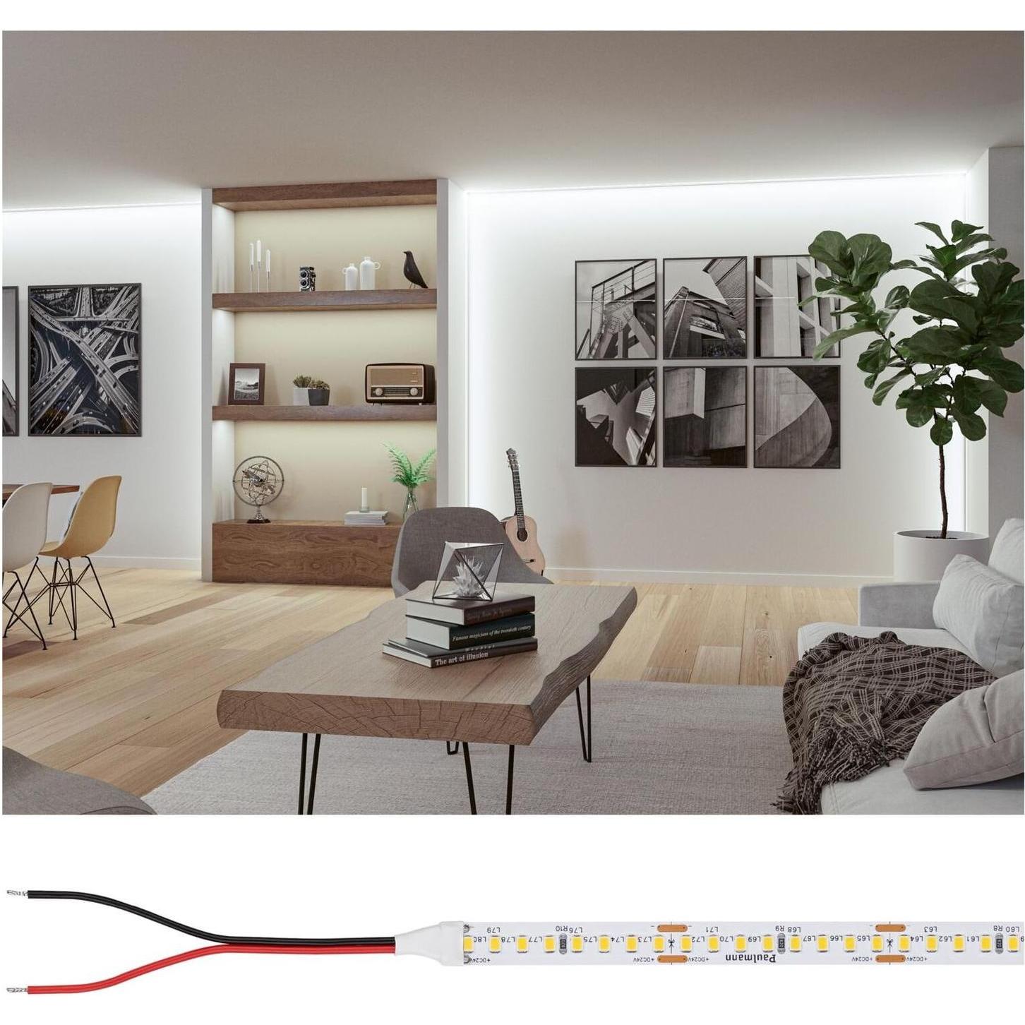 Paulmann, LED Streifen, Pro Strip Silver P150 (Neutralweiss, 500 cm, Indoor)