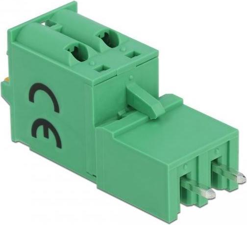 Produktbild Delock Terminalblock Set für Platine 2 Pin 5,08 mm Rastermass vertikal