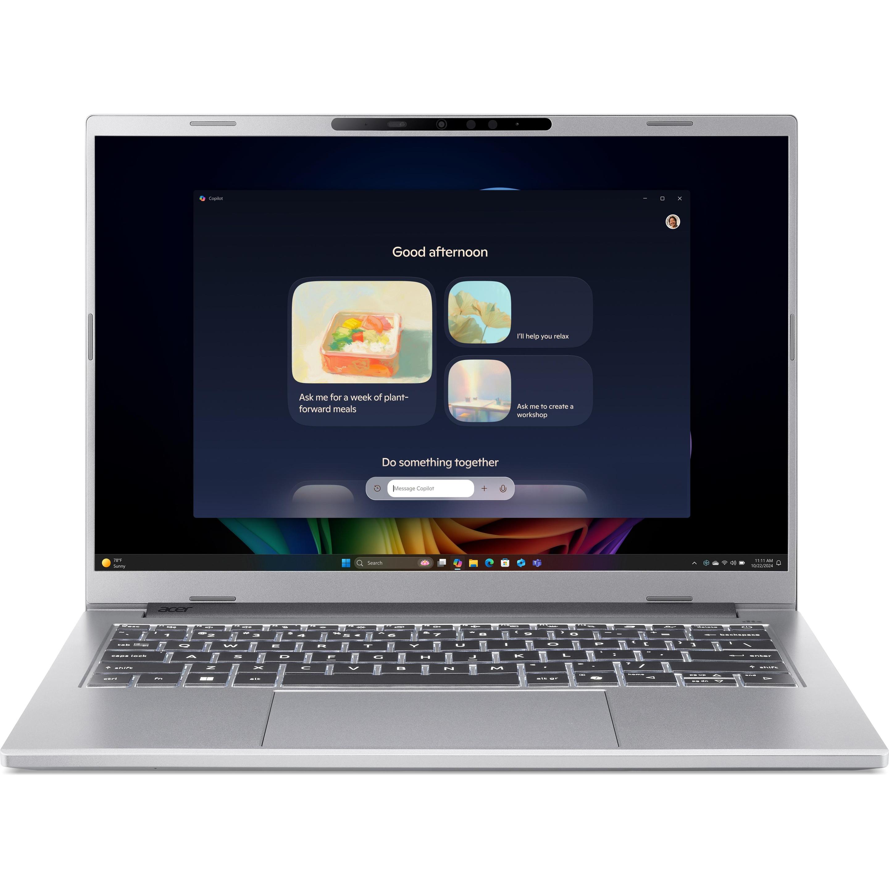 Acer Aspire 14 AI OLED (A14-61M-R12W) 14,0" WUXGA, OLED, Ryzen AI R7-350 (50 TOPS), 32GB RAM, 1TB SS
