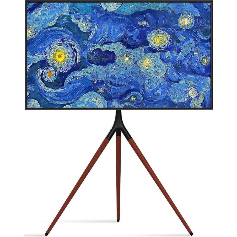 Techly 105209 Feste Universal-Stativhalterung für TV-LCD (65", 35 kg), TV Wandhalterung, Braun