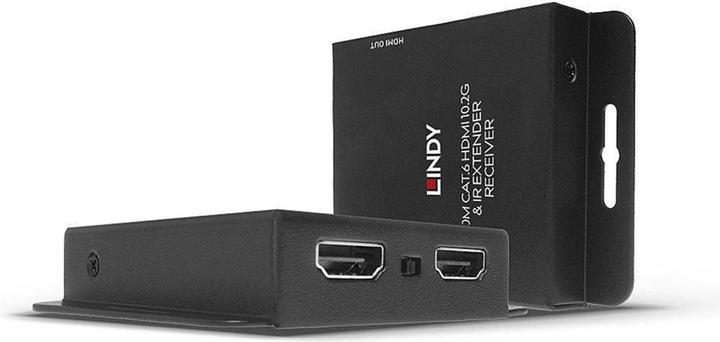 Lindy HDMI & IR Extender met PoC & Loop Out (Video Schakelaar)